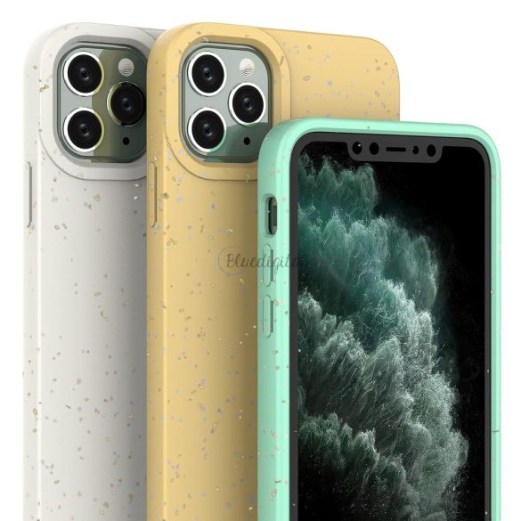 Eco-tok Iphone 11 Pro Silicone tok Phone tok Sárga