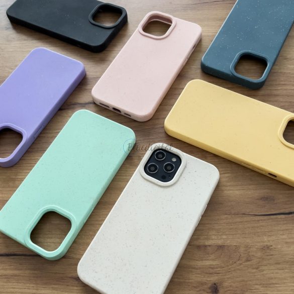 Eco-tok Iphone 11 Pro Silicone tok Phone tok Sárga