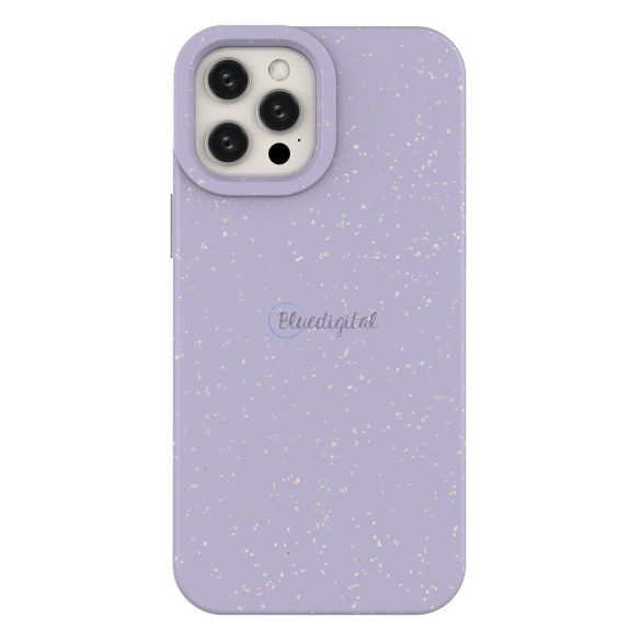 Eco-tok iPhone 12 Pro Max Silicone telefontok Purple