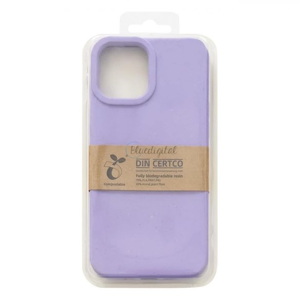 Eco-tok iPhone 12 Pro Max Silicone telefontok Purple