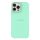 Eco-tok iPhone 13 Pro Max Silicone telefontok Mint