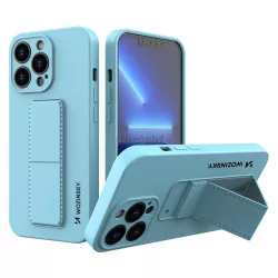   Wozinsky kitámasztható tok Flexible Silicone telefontok Iphone 13 Pro Max Blue