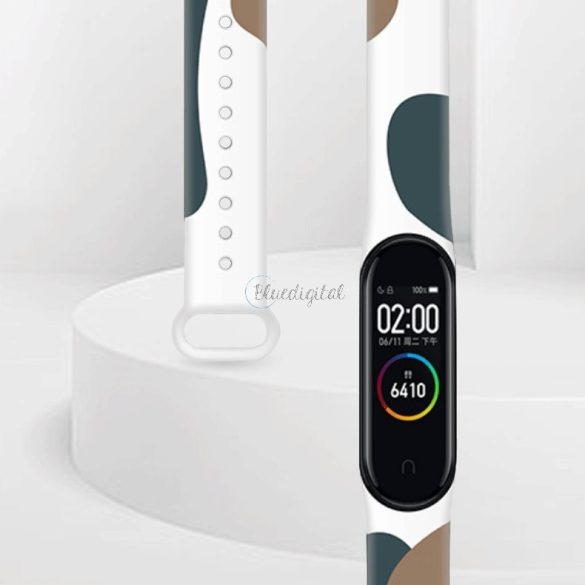 Moro csereszíj Xiaomi Mi Band 4 / Mi Band 3 színes terepmintás