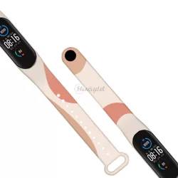   Strap Moro okosóra csereszíj Xiaomi Mi Band 6 / Mi Band 5 csereszíj Camo fekete (6) tok