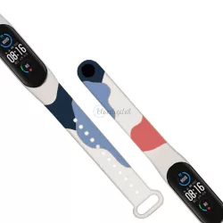   Strap Moro okosóra csereszíj a Xiaomi Mi Band 6 / Mi Band 5 csereszíj Camo fekete (10) tok