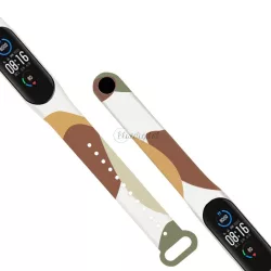   Strap Moro okosóra csereszíj Xiaomi Mi Band 6 / Mi Band 5 csereszíj camo fekete (13) tok