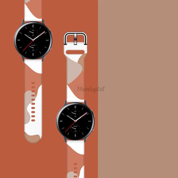 Moro csereszíj Samsung Galaxy Watch 42mm színes terepmintás 