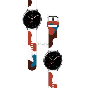 Moro csereszíj Samsung Galaxy Watch 42mm színes terepmintás