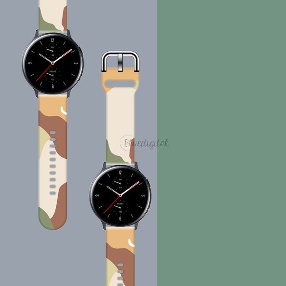 Moro csereszíj Samsung Galaxy Watch 42mm színes terepmintás