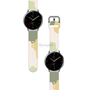 Moro csereszíj Samsung Galaxy Watch 46mm színes terepmintás