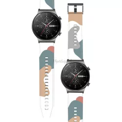   Strap Moro Csereszíj Huawei Watch GT2 Pro csereszíj Camo fekete (3) tok