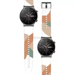   Strap Moro Csereszíj Huawei Watch GT2 Pro csereszíj Camo fekete (4) tok