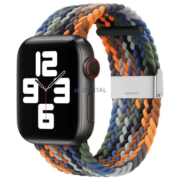 Strap Fabric Band Apple Watch 9 / 8 / 7 / 6 / SE / 5 / 4 / 3 / 2 (41mm / 40mm / 38mm) fonott szövet csereszíj színes