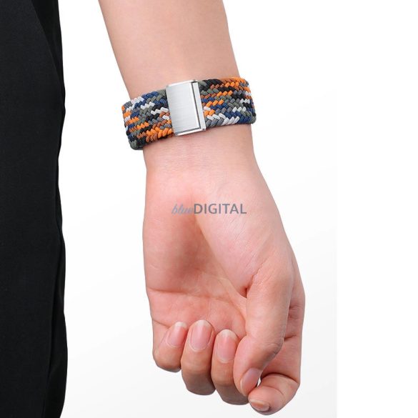 Strap Fabric Band Apple Watch 9 / 8 / 7 / 6 / SE / 5 / 4 / 3 / 2 (41mm / 40mm / 38mm) fonott szövet csereszíj színes