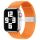 Strap Fabric Band Apple Watch 9 / 8 / 7 / 6 / SE / 5 / 4 / 3 / 2 (41mm / 40mm / 38mm) fonott szövet csereszíj narancssárga