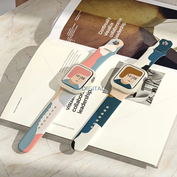 Strap Moro szíj Apple Watch Ultra / 9 / 8 / 7 / 6 / SE / 5 / 4 / 3 / 2 (49mm / 45mm / 44mm / 42mm) minta 2