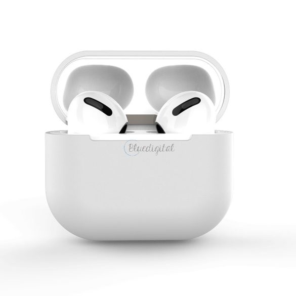 AIRPODS 2 / AIRPODS 1 SILICONE SOFT tok Headphones fehér (C tok)