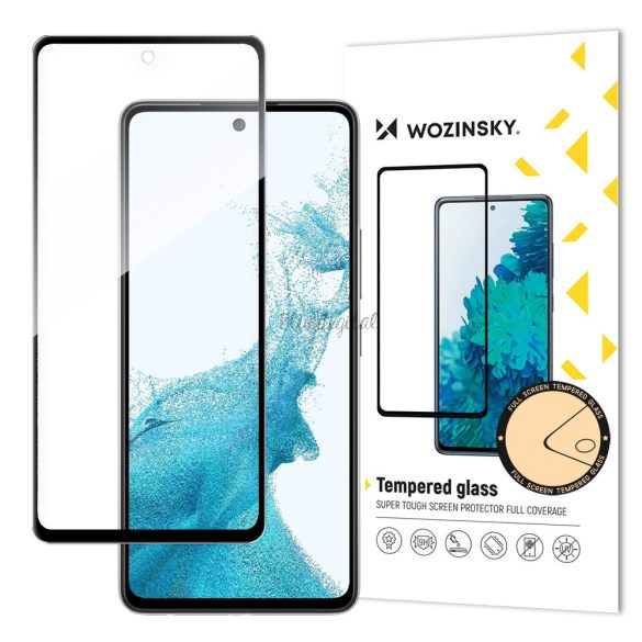 Wozinsky Super Tough Full edzett üveg Teljes képernyős Samsung Galaxy A53 5G fekete