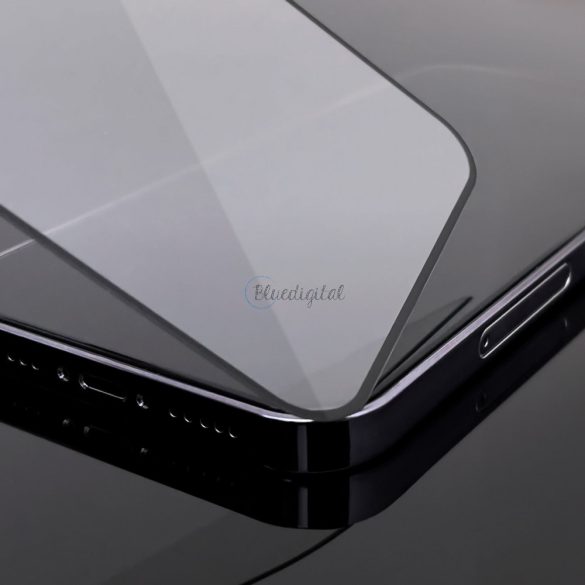 Wozinsky Super Tough teljes felületen ragasztós edzett üveg teljes képernyős üvegfólia tokbarát OnePlus Nord N200 5G fekete