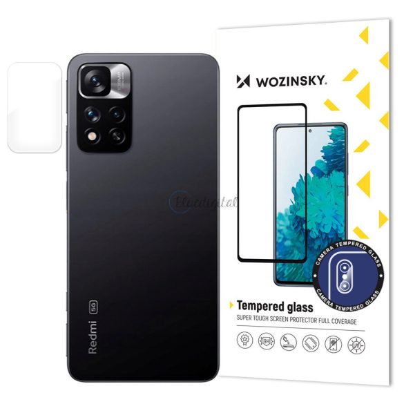 Wozinsky Teljes képernyős kameraüveg 9h teljes kamera edzett üveg tempered glass Xiaomi Redmi Note 11 Pro + / 11 Pro kamera