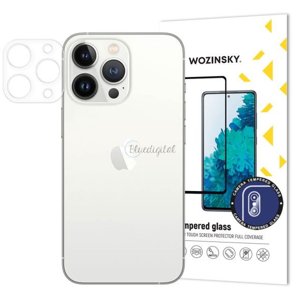 Wozinsky Teljes képernyős kameraüveg 9h teljes kamera edzett üveg iPhone 13 Pro kamera