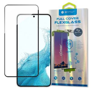 Bestsuit 3D Edge Nano Flexi üveg teljes képernyő edzett üveg Samsung Galaxy S22 átlátszó