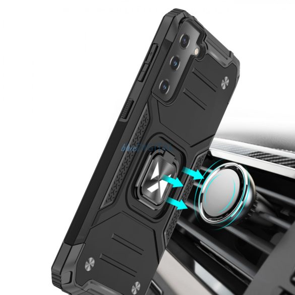 Wozinsky Ring Armor Tough Hybrid Case Cover + Magnetic Mount Samsung Galaxy S22 + (S22 Plus) Kék