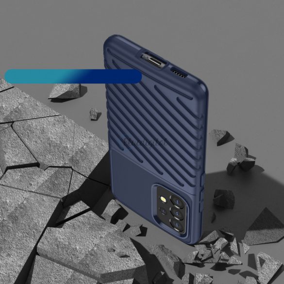 Thunder tok Rugalmas ütésálló telefontok Samsung Galaxy A53 5G kék