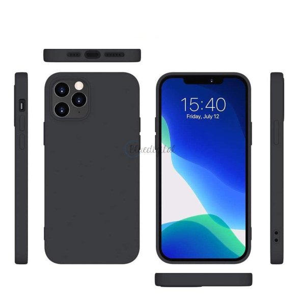 Szilikon tok lágy rugalmas szilikon tok Xiaomi Redmi Note 10 5G / POCO M3 Pro fekete