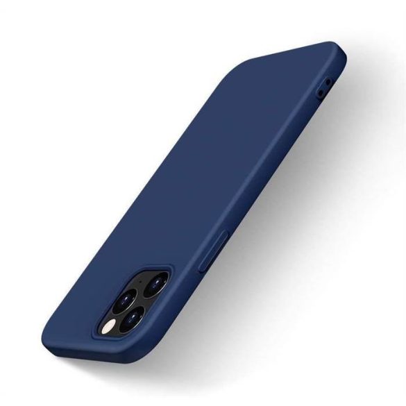 Szilikon tok Puha flexibilis szilikon tok iPhone 13 pro kék