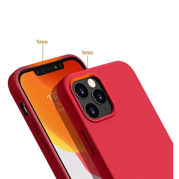 Szilikon tok Lágy flexibilis szilikon tok iPhone 13 Pro Red