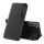 Eco bőr View tok Elegáns tok flip borítóval és állványfunkcióval Samsung Galaxy S22 + (S22 Plus) fekete