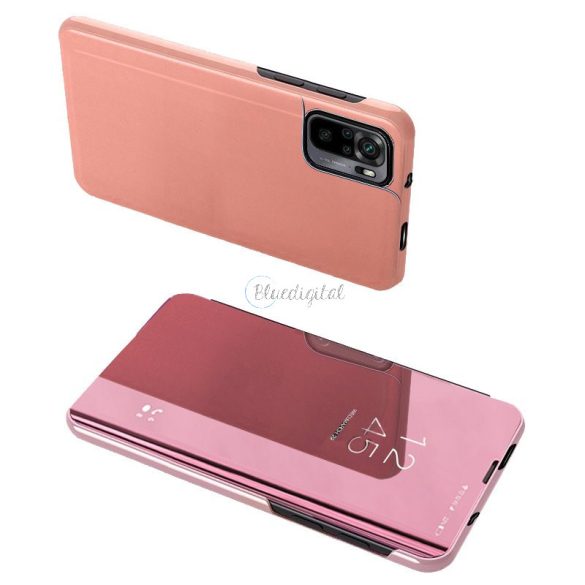 Clear View Case tok Xiaomi 11i/Xiaomi 11i HyperCharge/Xiaomi Redmi Note 11 Pro Plus 5G - rózsaszín