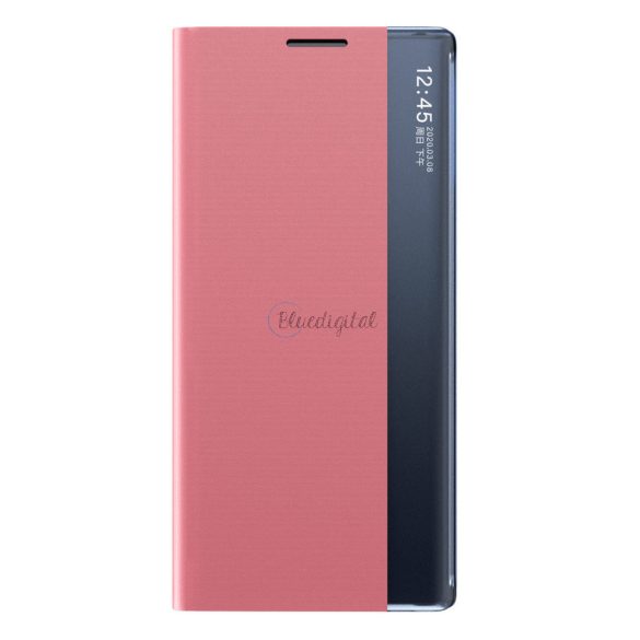New Sleep Case állványfunkcióval Samsung Galaxy A03S (166,5) rózsaszín tok