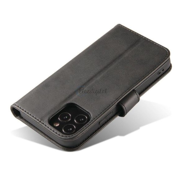 Mágneses tok Elegáns tok és állványfunkcióval Samsung Galaxy A53 5G fekete