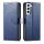 Mágneses tok Elegáns telefontok Flip tok Samsung Galaxy S22 + (S22 Plus) kék