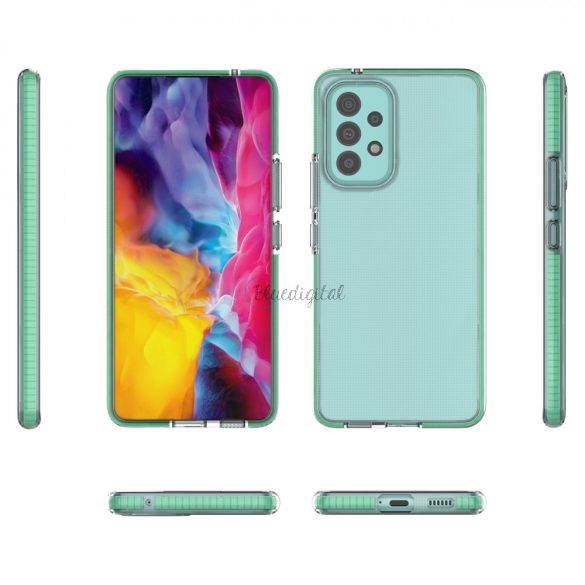 Spring case tok gél TPU tok színes Samsung Galaxy A73 fekete