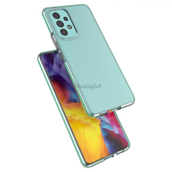 Spring case tok gél TPU tok színes Samsung Galaxy A73 fekete