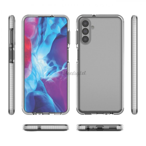 Spring case gél tok színes Samsung Galaxy A13 5G fekete