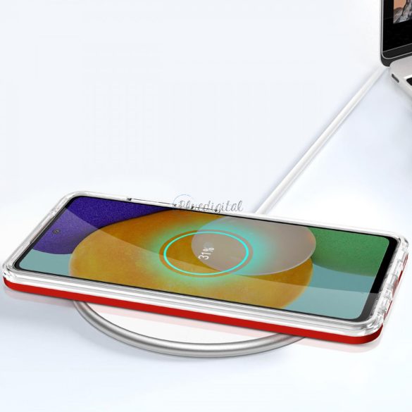 Clear 3az1ben tok Samsung Galaxy A13 5G gél tok borításhoz
