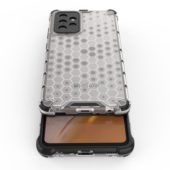 Honeycomb tok ütésálló borítás zselés Samsung Galaxy A53 5G fekete