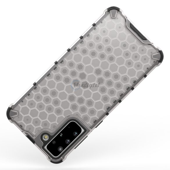 Honeycomb tok ütésálló géltok Samsung Galaxy S22 + (S22 Plus) fekete