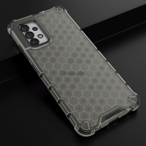 Honeycomb tok Armor géltok Samsung Galaxy A03S -hez (166.5) Fekete