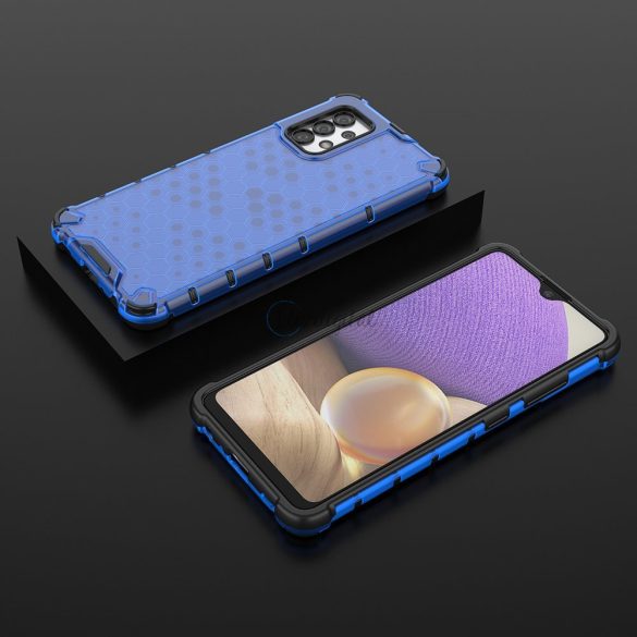 Honeycomb tok Armor géltok Samsung Galaxy A03S -hez (166.5) Kék