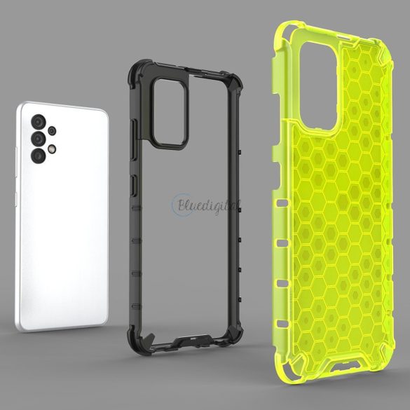 Honeycomb tok Armor géltok Samsung Galaxy A03S -hez (166.5) Kék