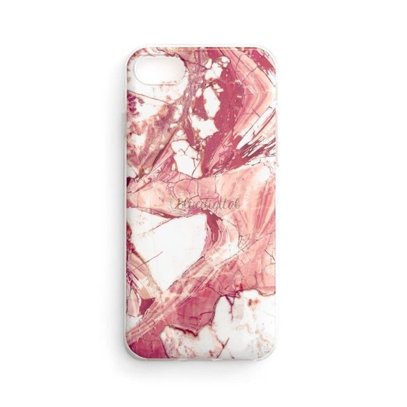 Wozinsky Marble TPU tok gél márványos Samsung Galaxy S22 + (S22 Plus) rózsaszínű borításhoz