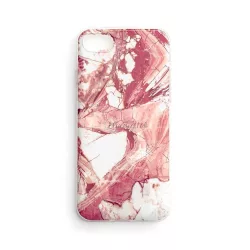   Wozinsky Marble TPU tok gél márványos Samsung Galaxy A03s (166.5) rózsaszínű borításhoz