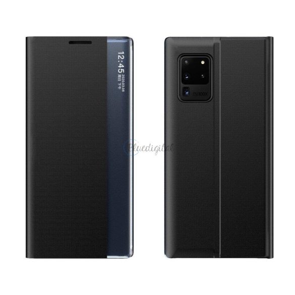 New Sleep Case állványfunkcióval Samsung Galaxy A73 fekete tok