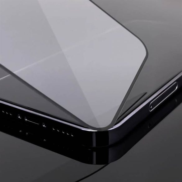 Wozinsky Full Glue edzett üveg Motorola Moto G Stylus 2022 9H teljes képernyős fekete kerettel