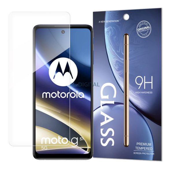 Edzett üveg 9H képernyővédő Motorola Moto G51 5G 